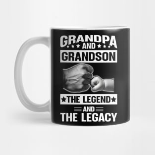 Grandpa And Grandson Matching Family Mug